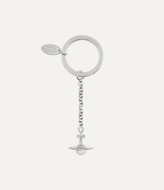 Vivienne Westwood Hanging Orb Keyring in SILVER